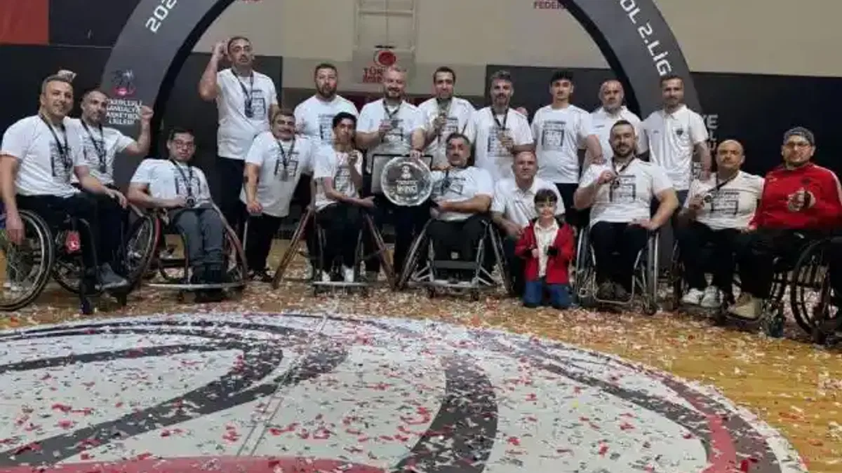 Malatya'da Tekerlekli Basketbol Takımı 1. lige yükseldi
