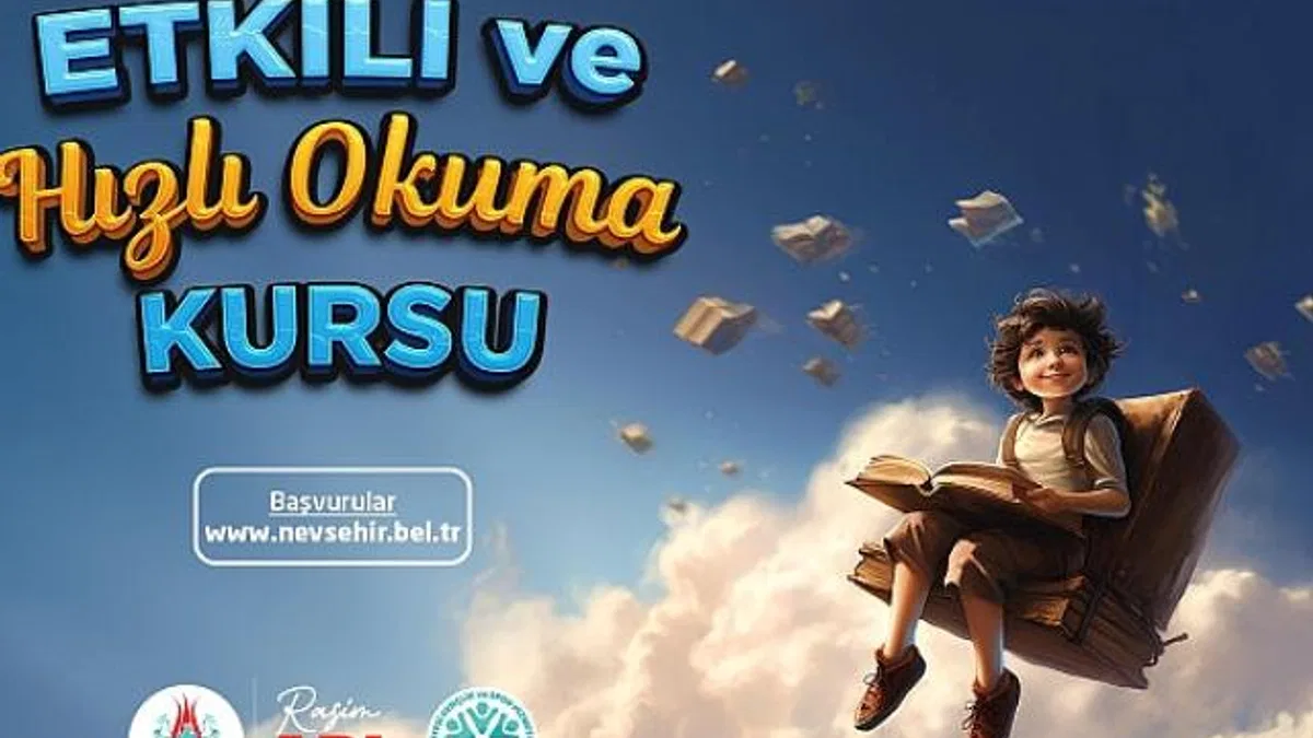 Nevşehir'de Etkili Ve Hızlı Okuma Kursu Açılacak
