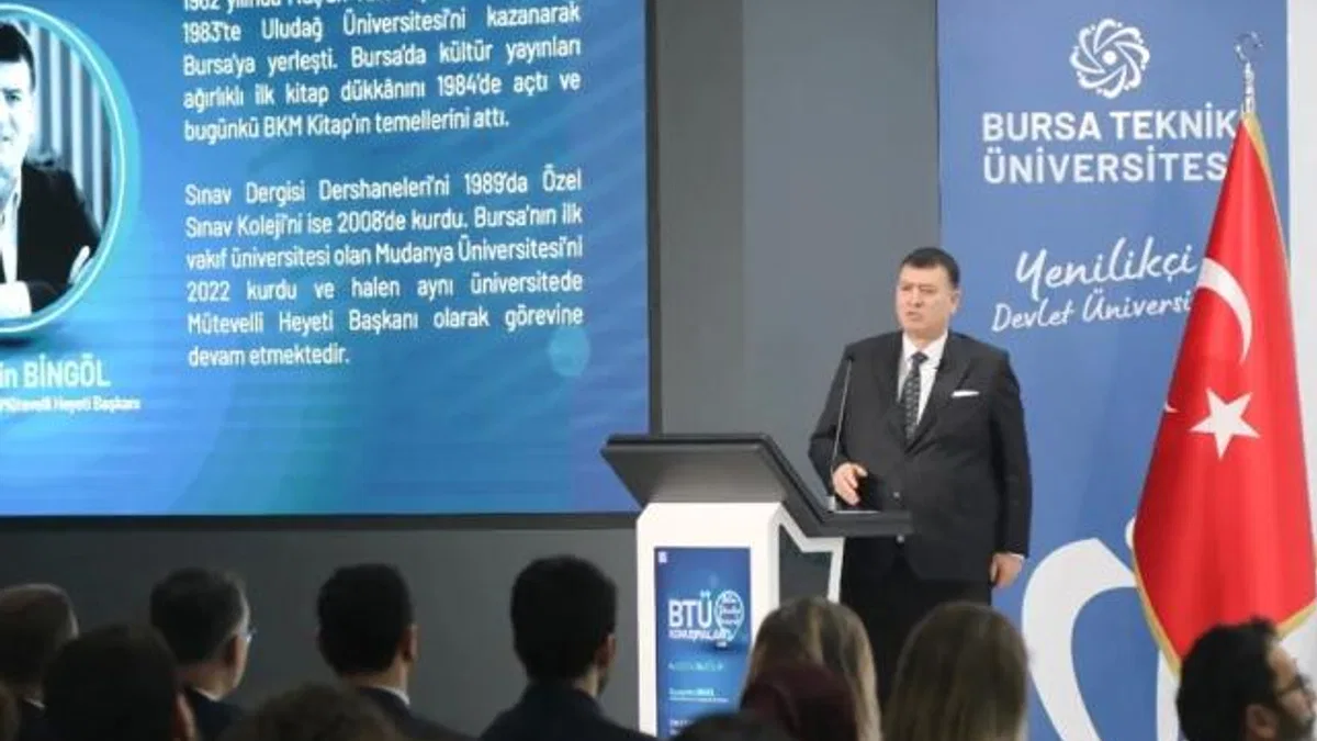 BTÜ Konuşmaları’na Gıyasettin Bingöl konuk oldu