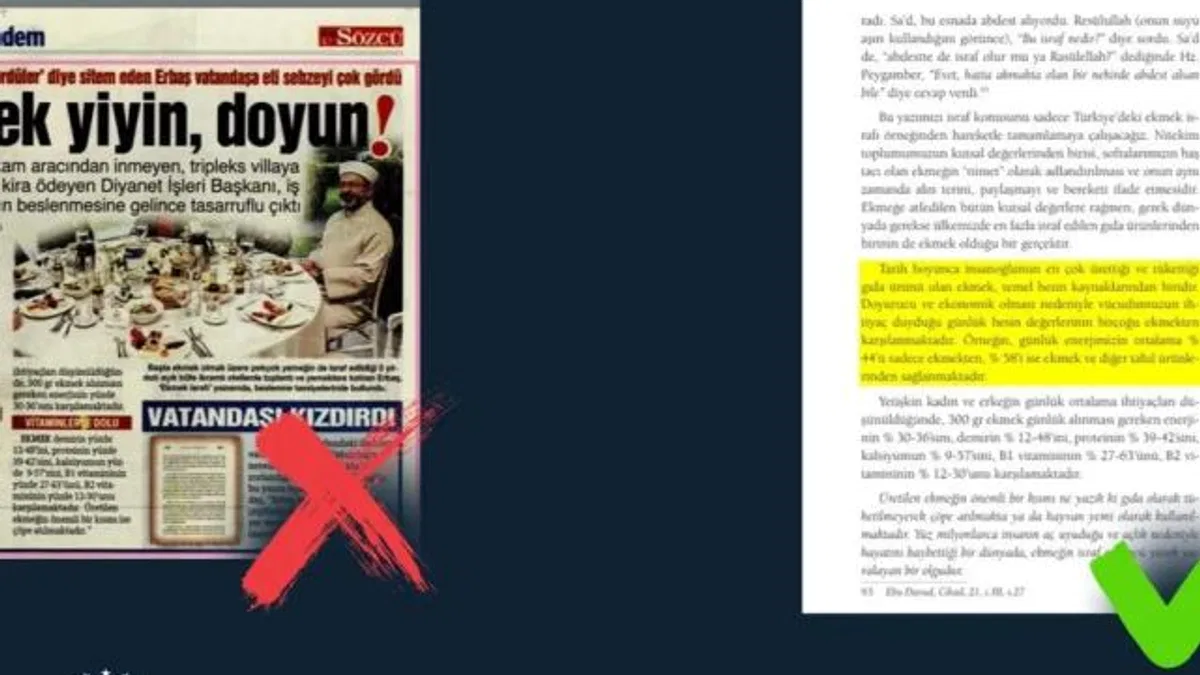 Ali Erbaş'ın sözleri çarpıtıldı... Açıklama İletişim'den geldi