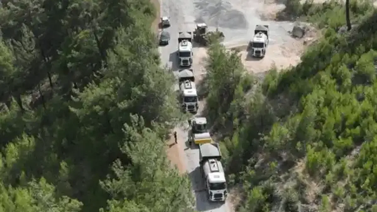 Balıkesir'de Delice Yolu baştan sona yenilendi