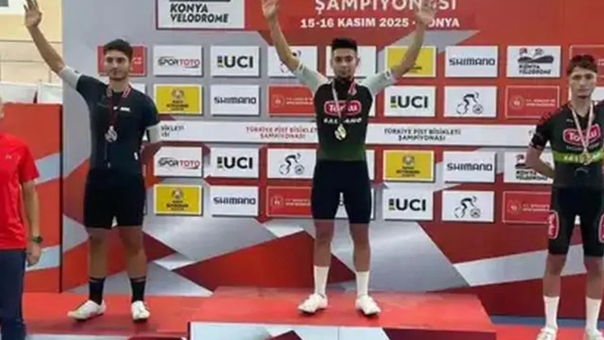 Konya Veledromu’nda Torku rüzgar! Madalyalar peş peşe