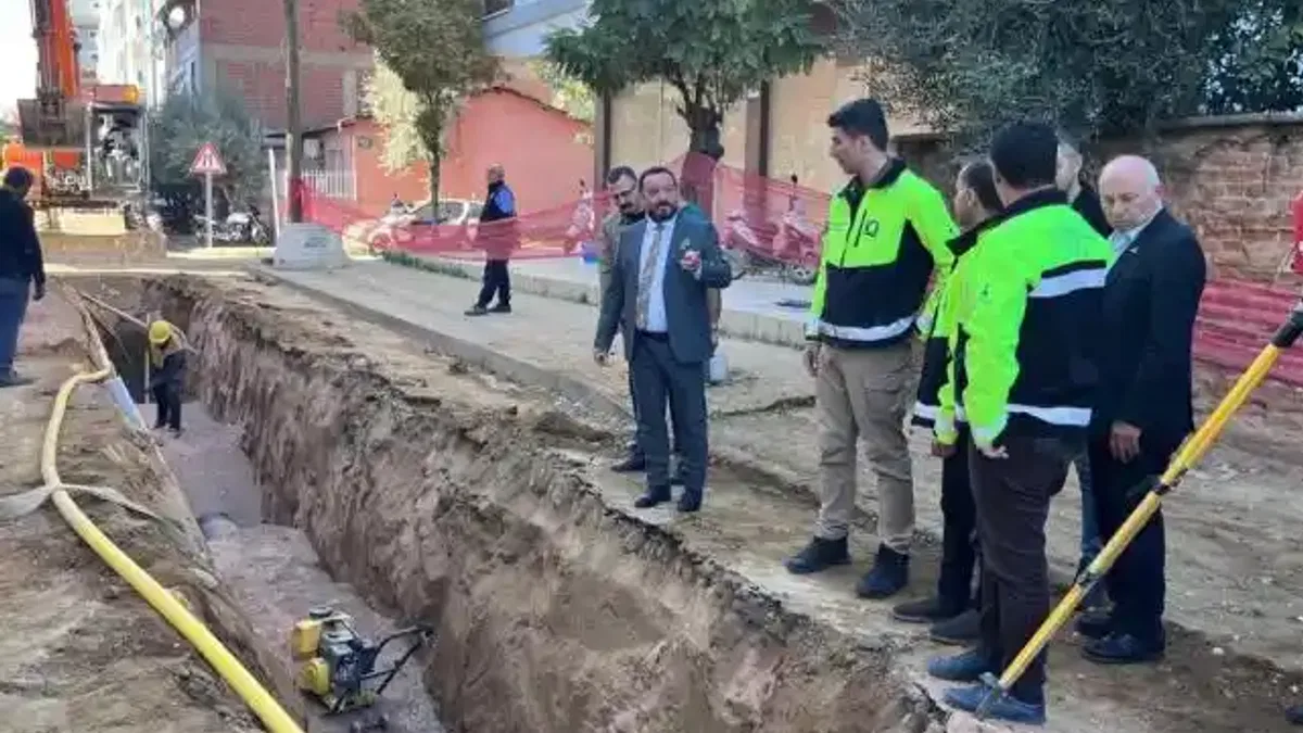 İzmir Ödemiş'te altyapıda yoğun tempo