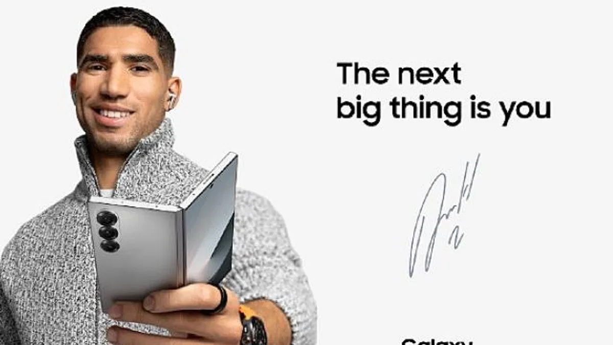 Samsung Galaxy'nin Yenı̇ Marka Elçı̇sı̇ Ünlü Futbolcu Achraf Hakimi Oldu
