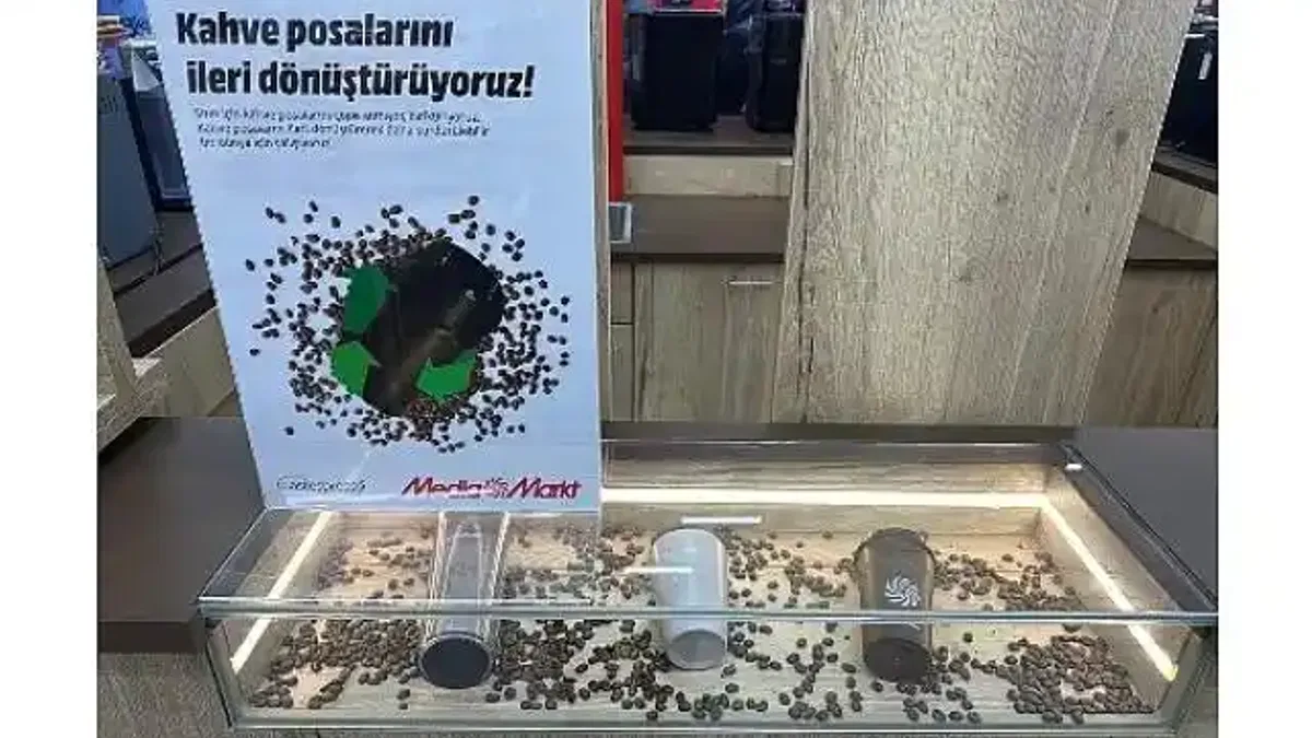 MediaMarkt Türkiye'nin kahve posaları ileri dönüşümle yeniden hayat buluyor