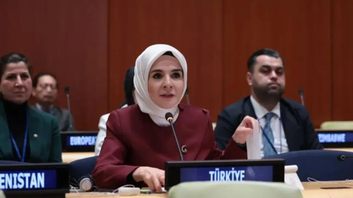 Bakan Göktaş BM'de konuştu: Kadınlar ve çocuklar için derin endişe duyuyoruz