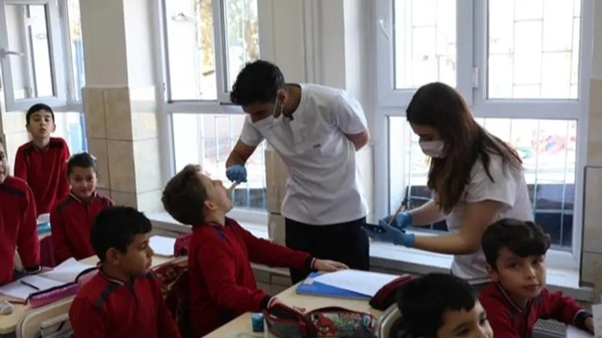 Kayseri Kocasinan'dan öğrencilere ağız ve diş sağlığı taraması