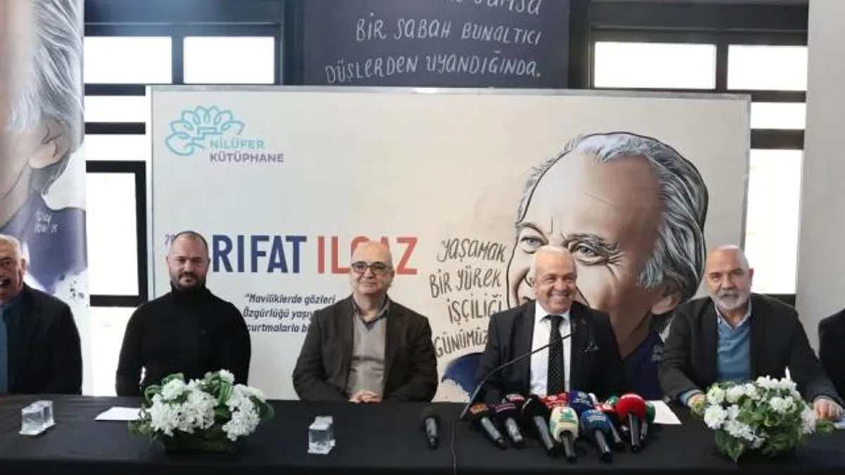 Bursa Nilüfer’de yılın yazarı Rıfat Ilgaz!