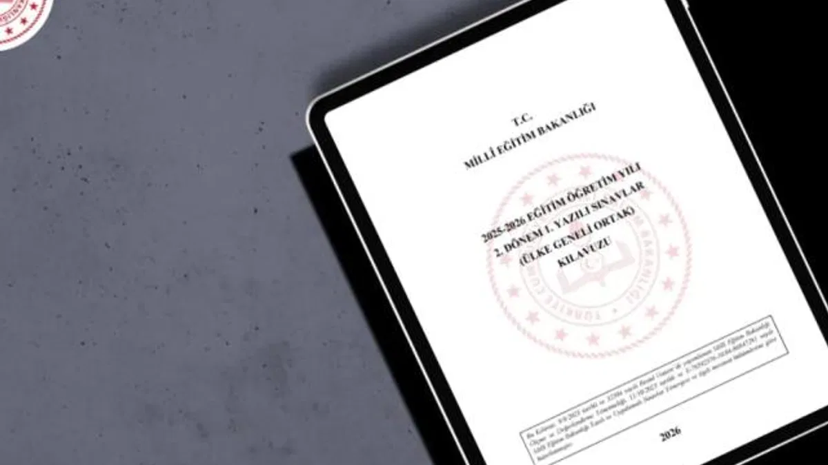 Eğitimde ikinci dönem ortak yazılı sınav takvimi netleşti