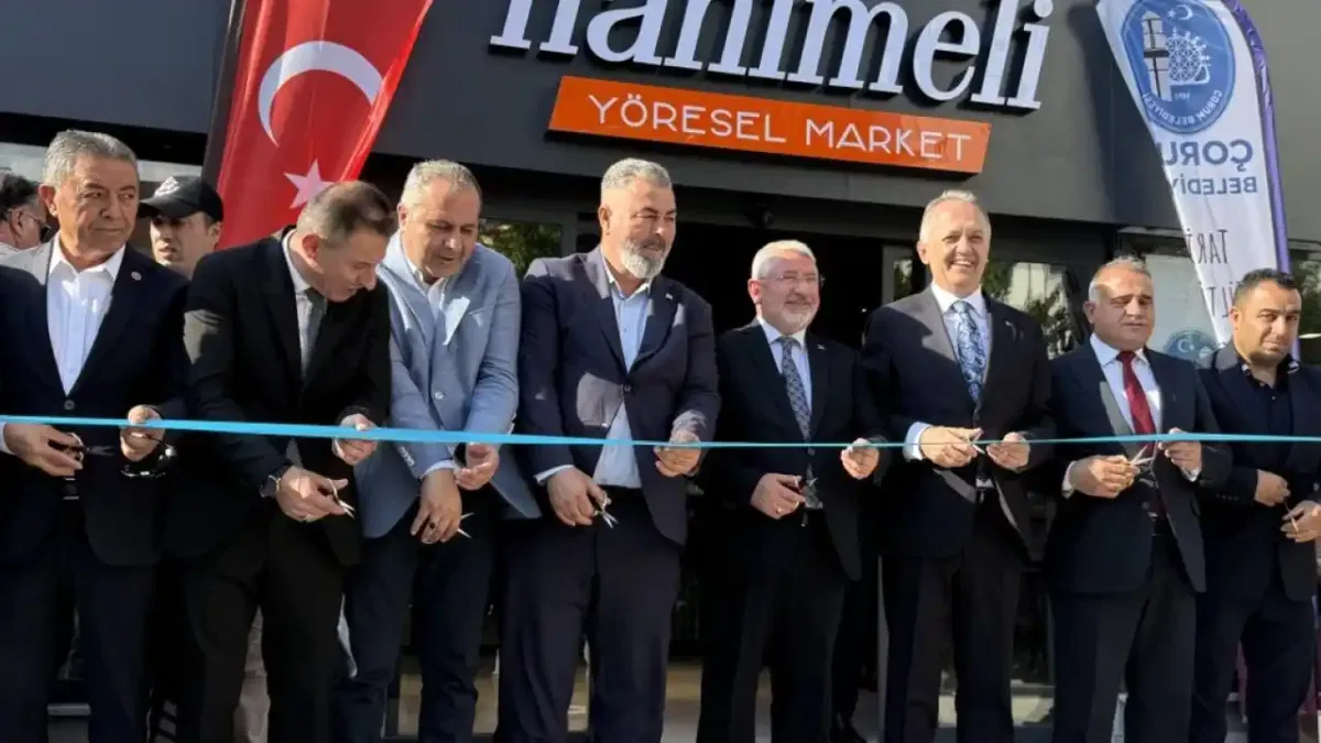 Çorum’da Hanımeli Yöresel Market hizmete açıldı