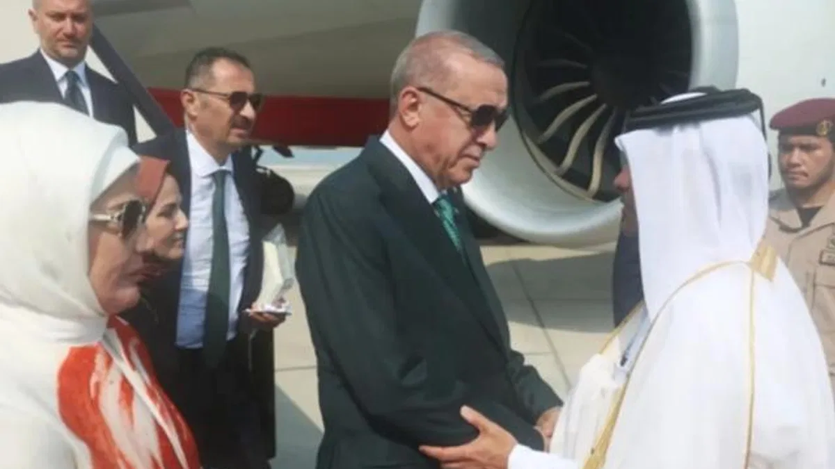 Cumhurbaşkanı Erdoğan Katar’da