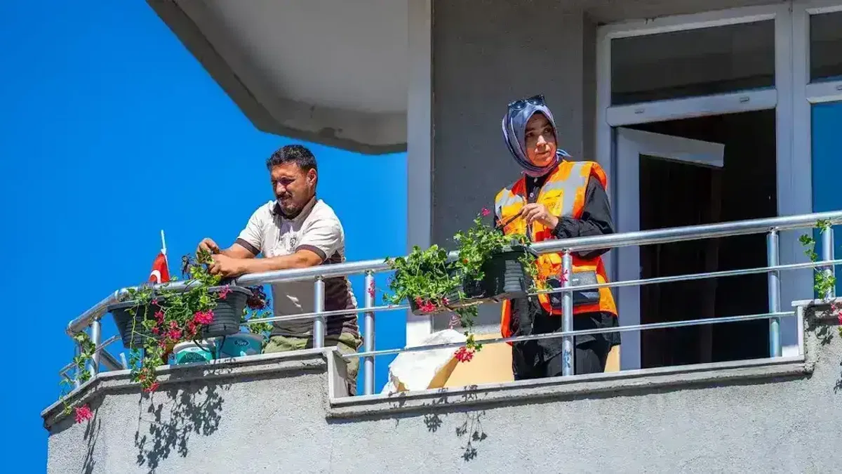 Kocaeli Gebze’de komşuluk çiçek açtı