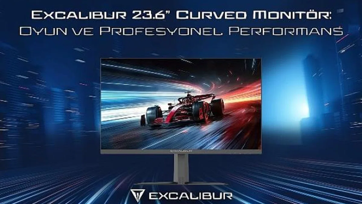 Casper Excalibur 23.6" Curved Monitör'ünü Satışa Sundu