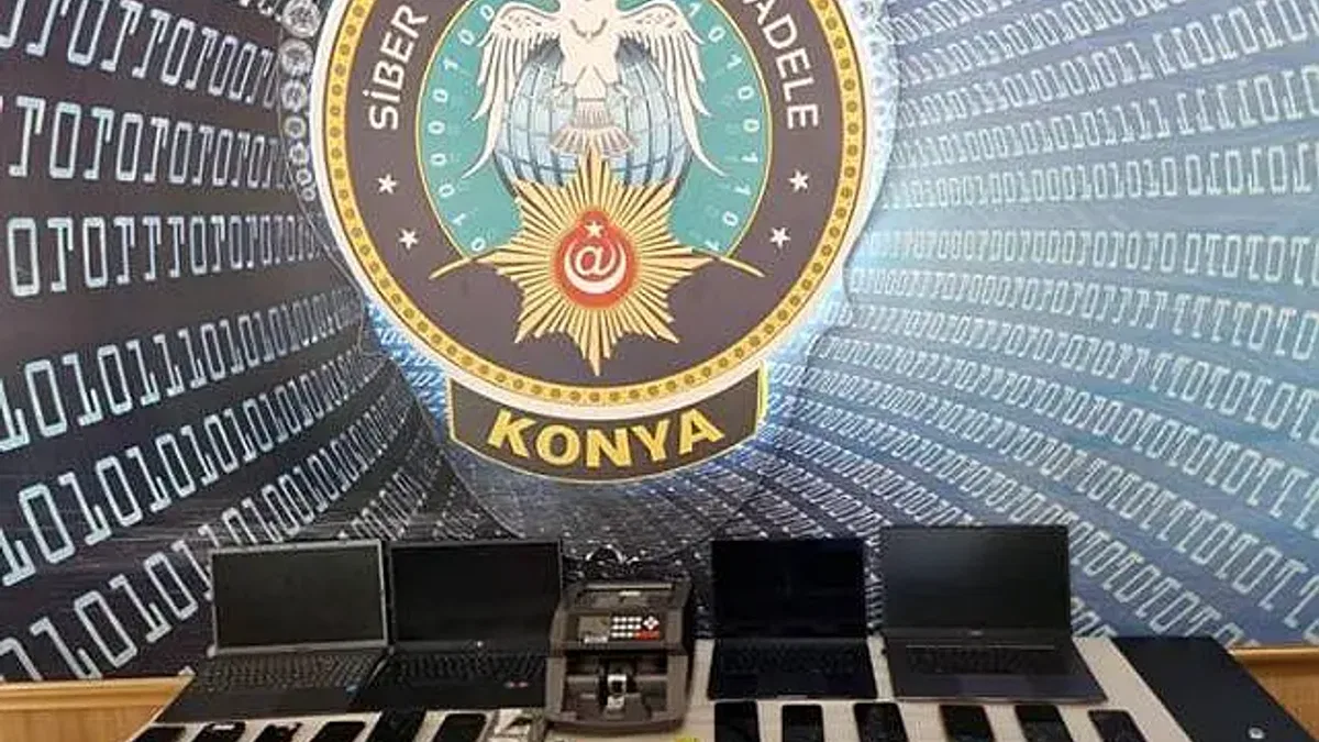 Siber ekiplerden Konya'da internet dolandırıcılarına operasyon