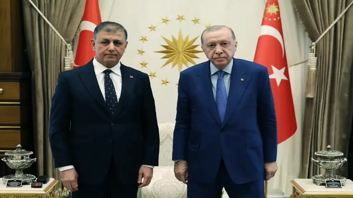Cumhurbaşkanı Erdoğan Külliye'de Cemil Tugay'ı kabul etti