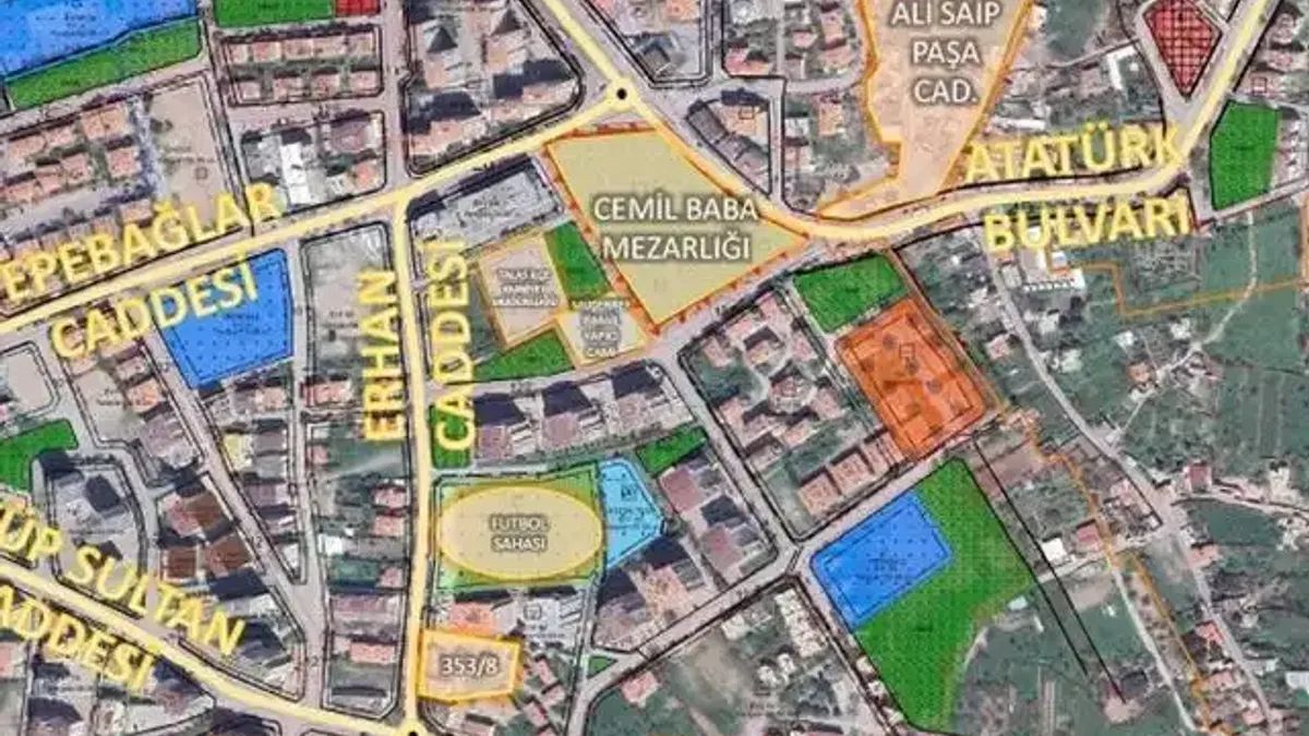 Kayseri Talas'ta satılık konut parseli