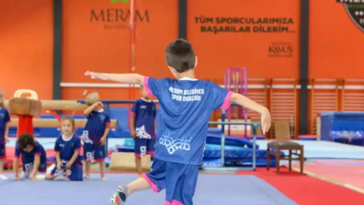 Konya Meram'da yaz spor coşkusu