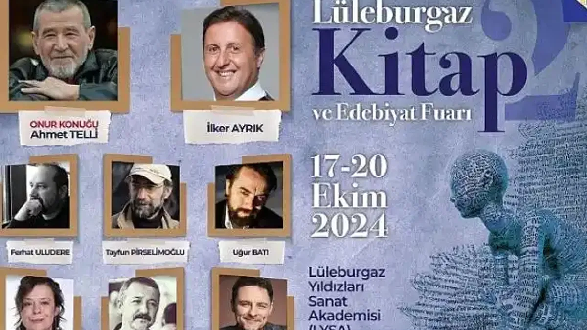 Lüleburgaz 2'nci Kitap ve Edebiyat Fuarı 17 Ekim'de başlıyor