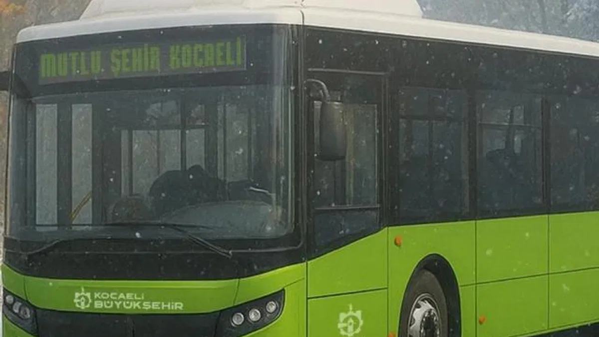 Kocaeli'de toplu taşımaya da kış düzenlemesi