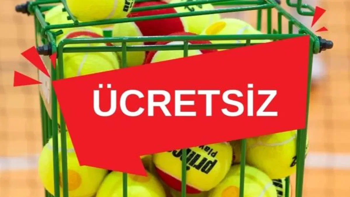 Muğla Milas'ta minik sporcular için tenis kursu