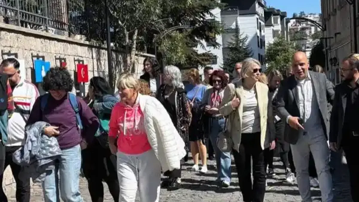 Kayseri Talas'ta Finlandiya heyetine tarihi gezi