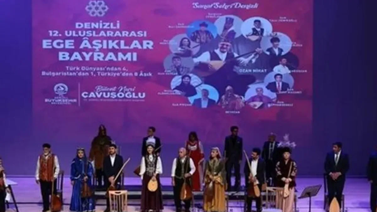Denizli’de Aşıklar Bayramı kültür şölenine dönüştü