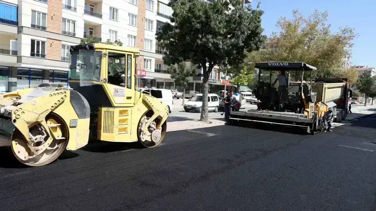 Konya Karatay’da ulaşım için bir etap daha yenileniyor