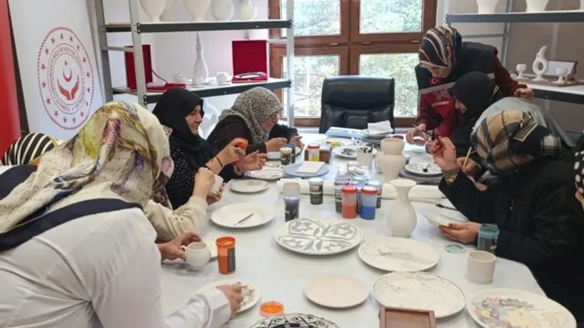 Erzurum’da şehit yakınlarına sanatla şifa
