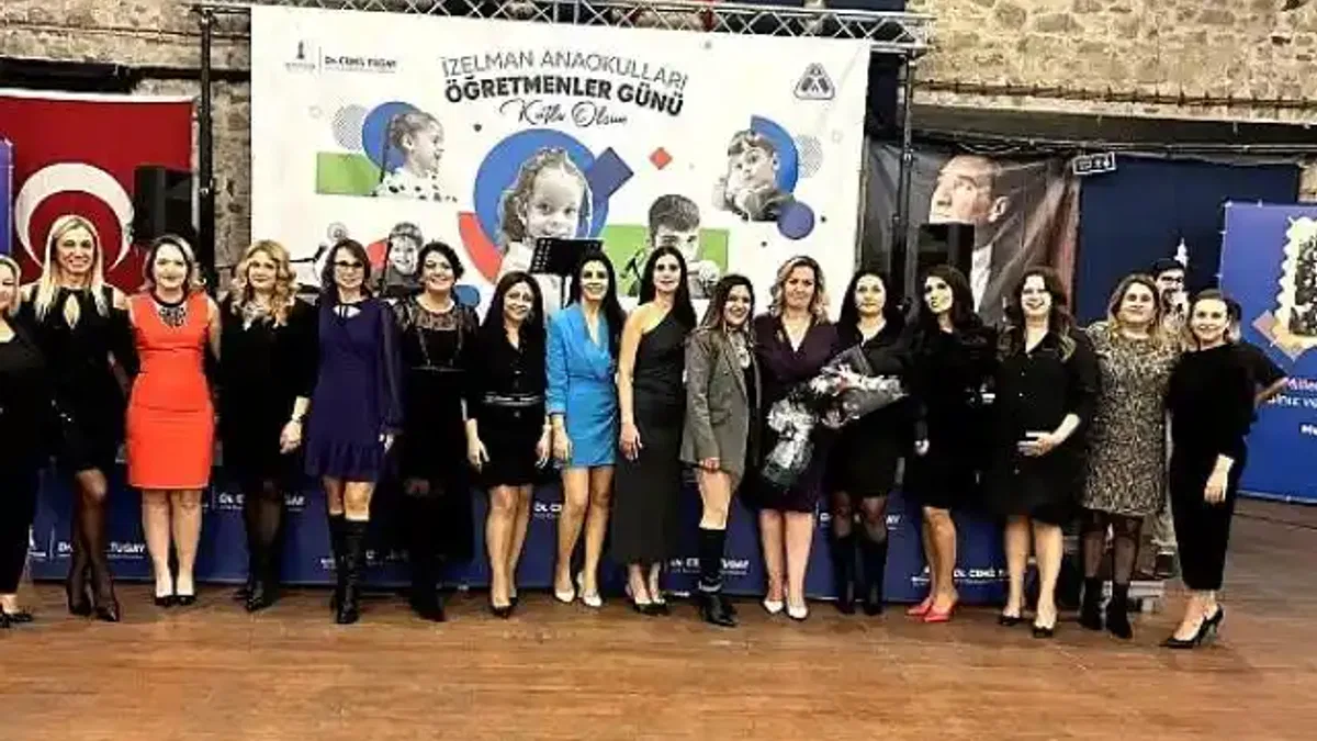 İZELMAN Anaokulları öğretmenleri günlerini gönüllerince eğlenerek kutladı