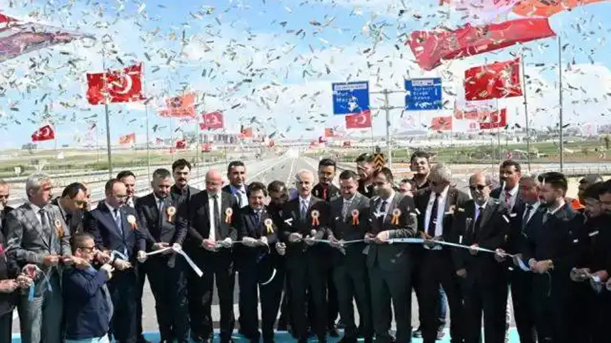 Karaman Çevre Yolu’na ilk kurdele kesildi... Seyahat süresi 6 dakikaya düştü