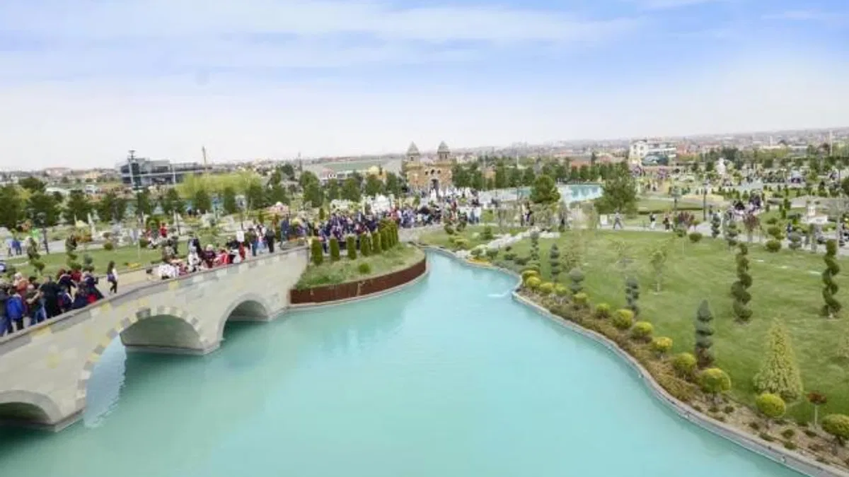 Konya Meram'ın efsane parkı yaza damga vurdu