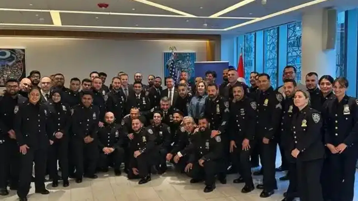 New York Türkevi’nde Türk ve Müslüman polisler bir araya geldi