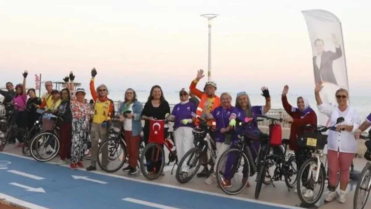 Mersin’de kadınlara pedal gücü