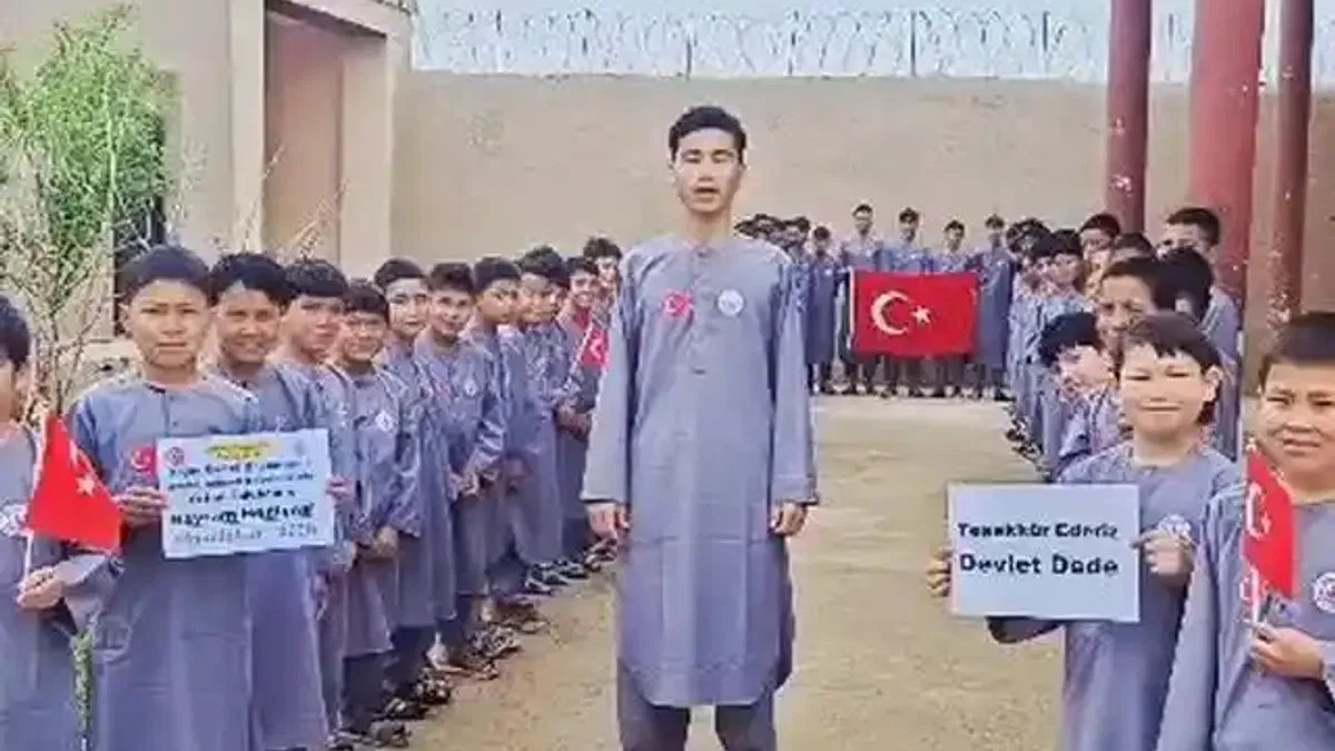 Afganistan’daki yetim çocuklardan 'Devlet Dede'ye teşekkür