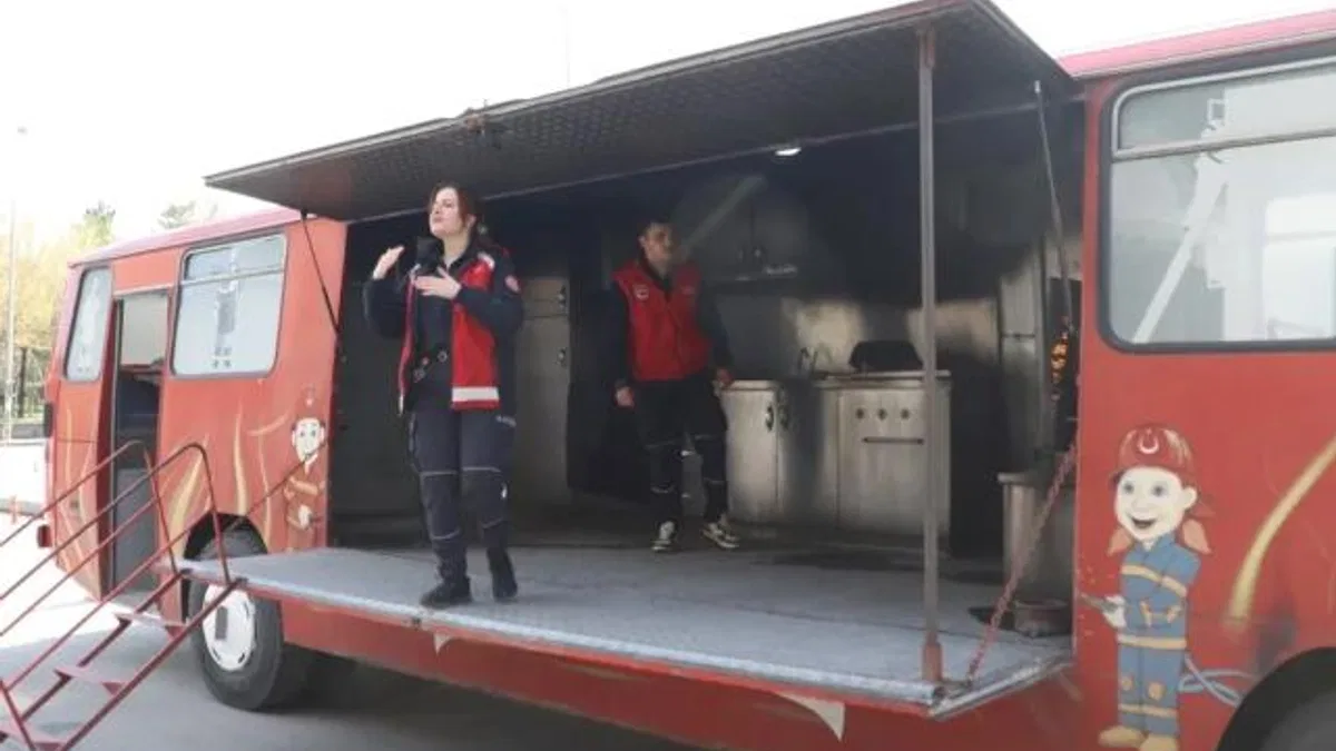 Kayseri Melikgazi personeline 'yangın söndürme' eğitimi