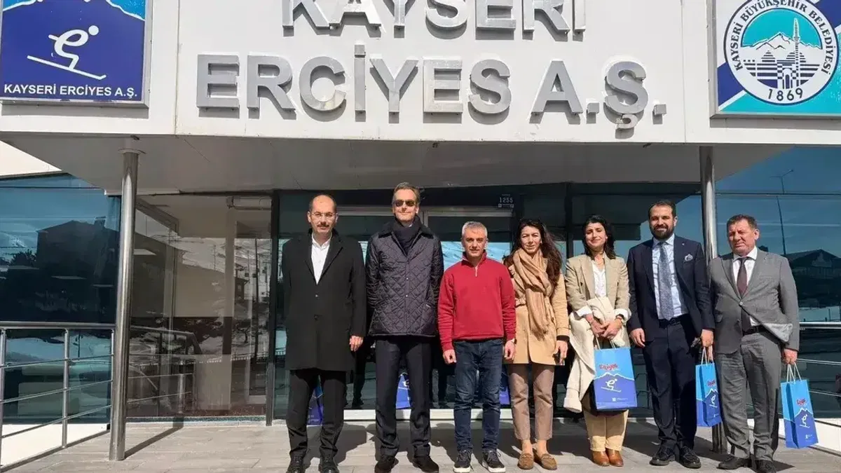 Belçika heyeti Erciyes'e hayran kaldı