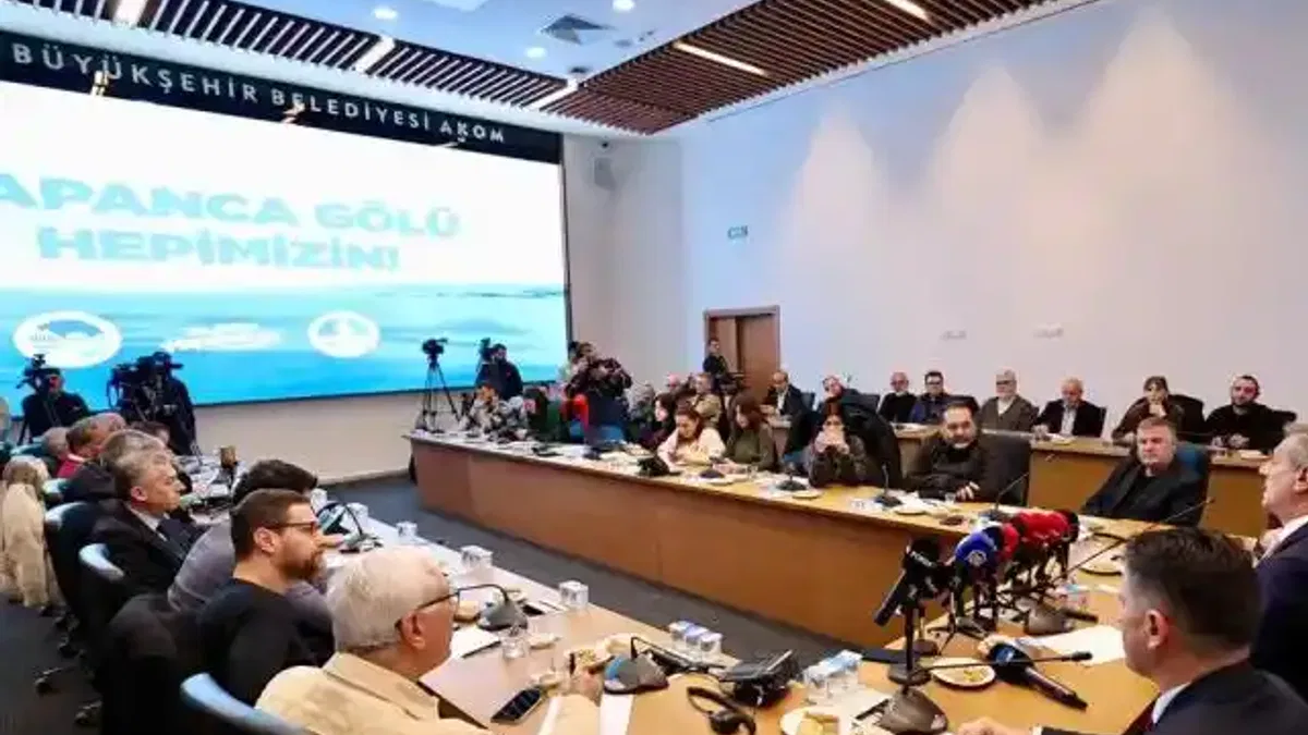 Sakarya'da Başkan Alemdar’dan Sapanca Gölü açıklaması
