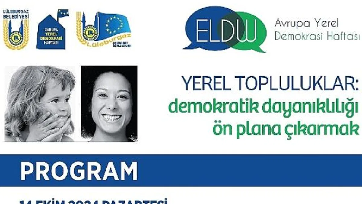 Lüleburgaz'da Avrupa Yerel Demokrasi Haftası etkinlikleri başlıyor