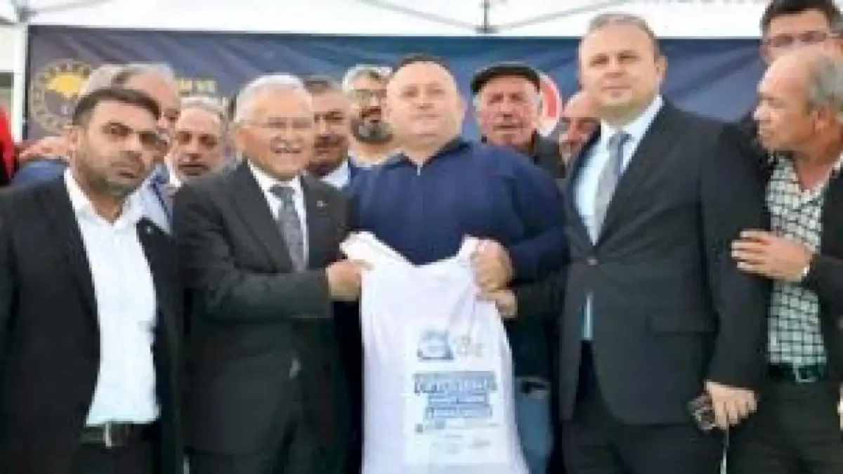 Kayserili çiftçiye 1.2 milyar liralık destek