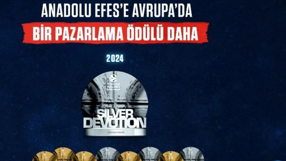 Anadolu Efes'e 6 sezon üst üste ödül