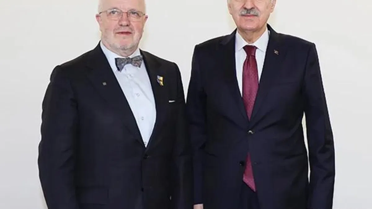 Numan Kurtulmuş, Litvanyalı mevkidaşıyla Zagreb'te görüştü