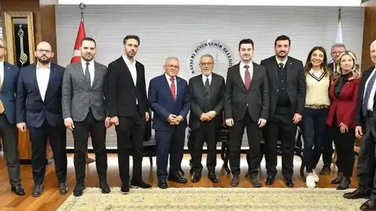 Kayseri Büyükşehir Prof. Dr. Naci Görür'ü ağırladı