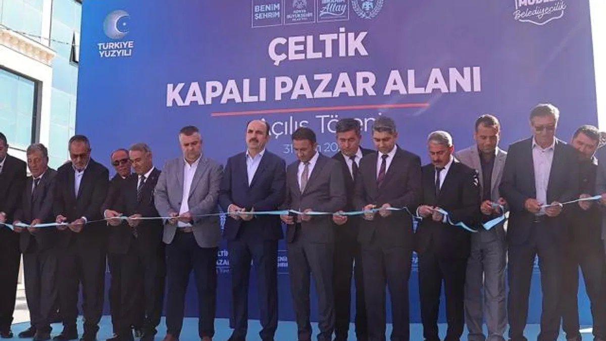 Konya'da Çeltik’e 102 milyon liralık Kapalı Pazar Yeri kazandırıldı