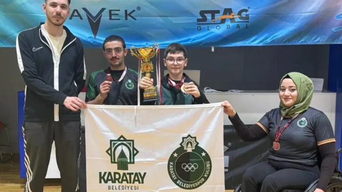 Konya Karataylı sporcular 5 madalya ile döndü