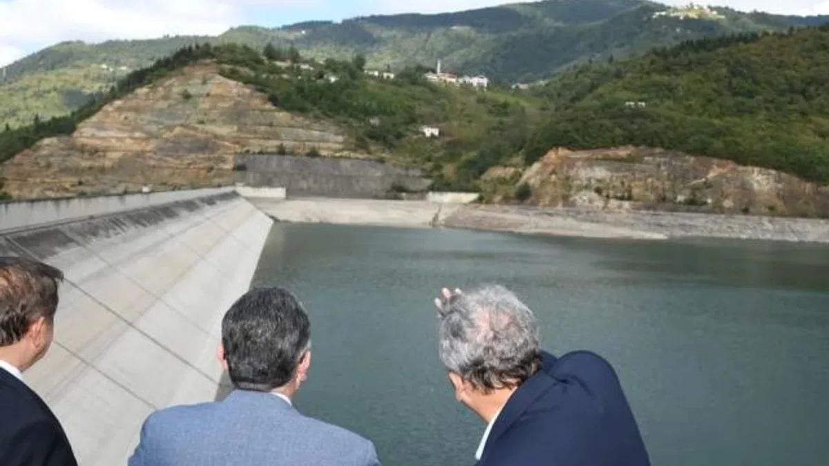 Trabzon’da su güvenliği için gölet atağı