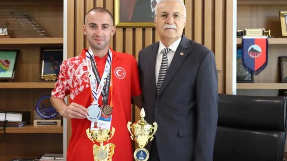 Mardinli sporcu Ahmet Alkanoğlu'ndan bir başarı daha!