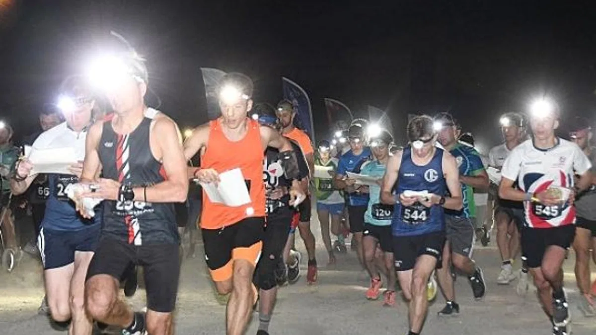 10. Uluslararası Kemer Oryantiring Festivali'nin gece etabı koşuldu