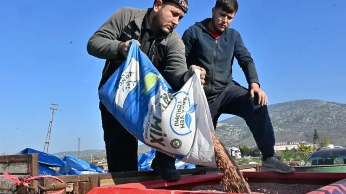 Manisa'nın tohumları Sarıçalı'nın merasını yeşertecek