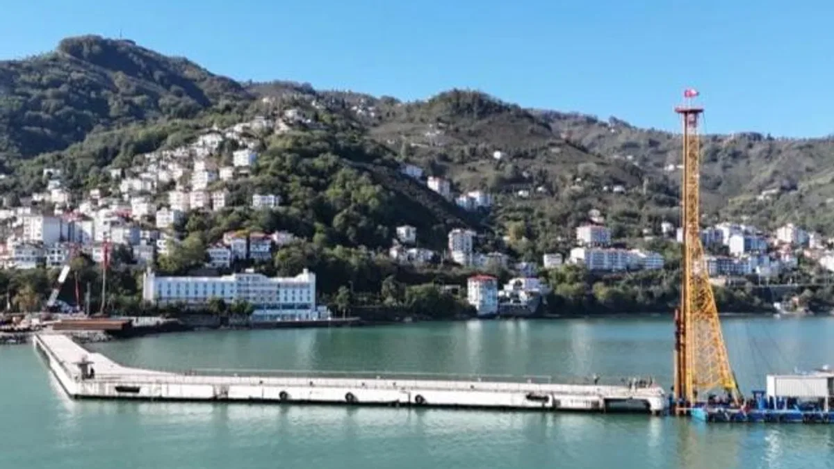 Ordu Altınordu rıhtımı uzatılıyor