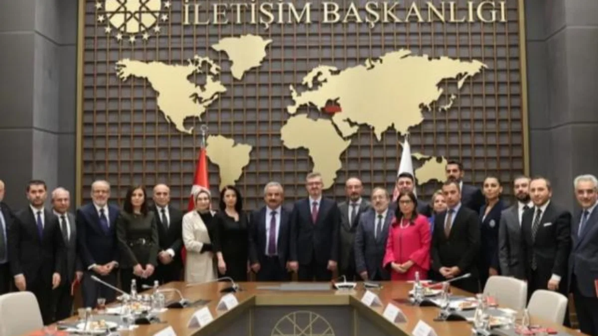 Türkiye Basın Federasyonu'ndan İletişim Başkanlığı'na ziyaret